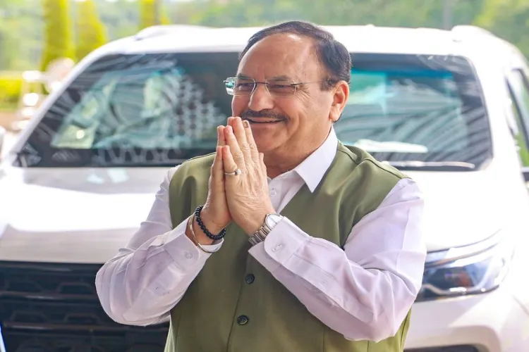  Union Minister for Health & Family Welfare and Chemicals & Fertilisers JP Nadda 