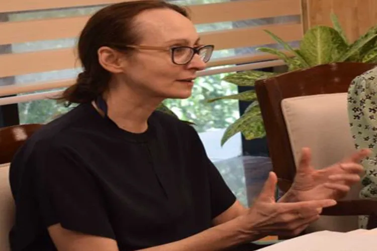 Sarah Cooper, Minister Counsellor and Director for Climate, Development, Science and Technology at the British High Commission. 