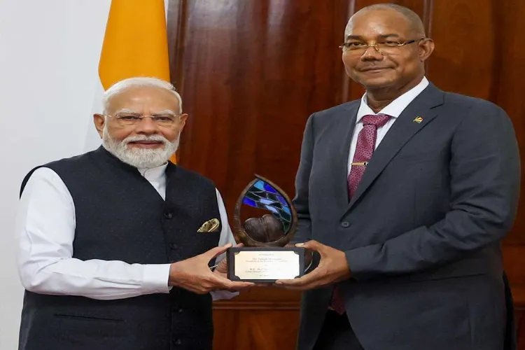 Prime Minister Narendra Modi conferred the 'Guardian of the Blue Horizon'