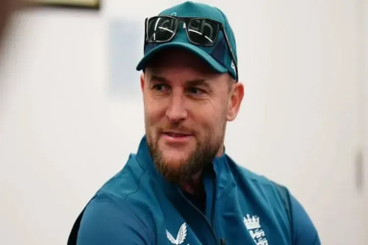 England head coach Brendon McCullum