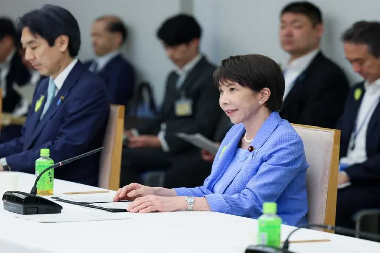 Japanese Prime Minister Sanae Takaichi