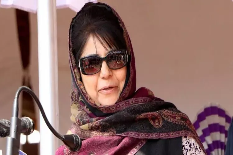 Peoples Democratic Party president Mehbooba Mufti 