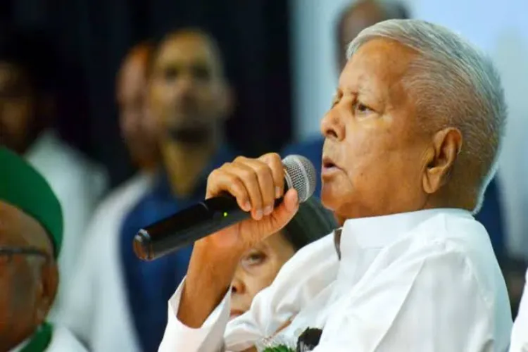 Rashtriya Janata Dal founder Lalu Prasad 