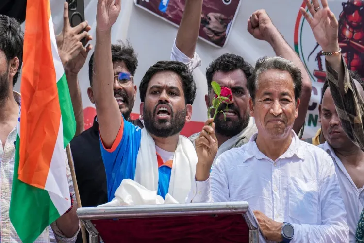 Activist Sonam Wangchuk and Cockroach Janta Party (CJP) founder Abhijeet Dipke