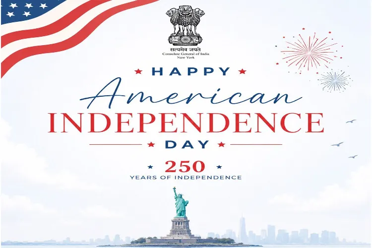Indian Consultate in New York wishes America its 250th Independence Day