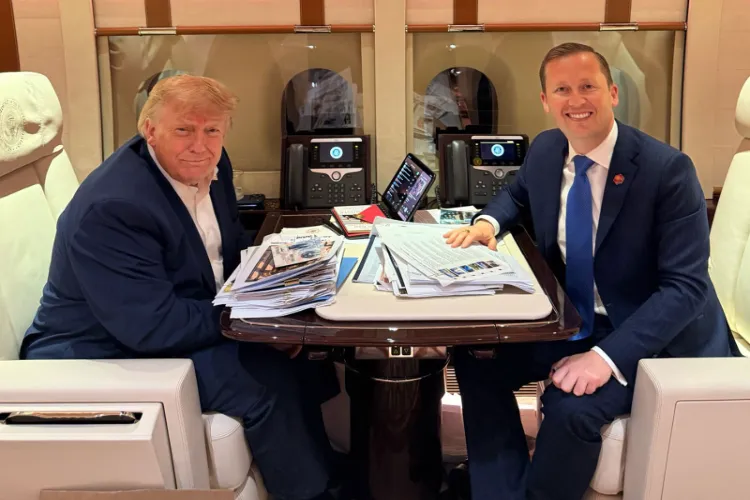 US Ambassador to India, Sergio Gor with US President Donald Trump 