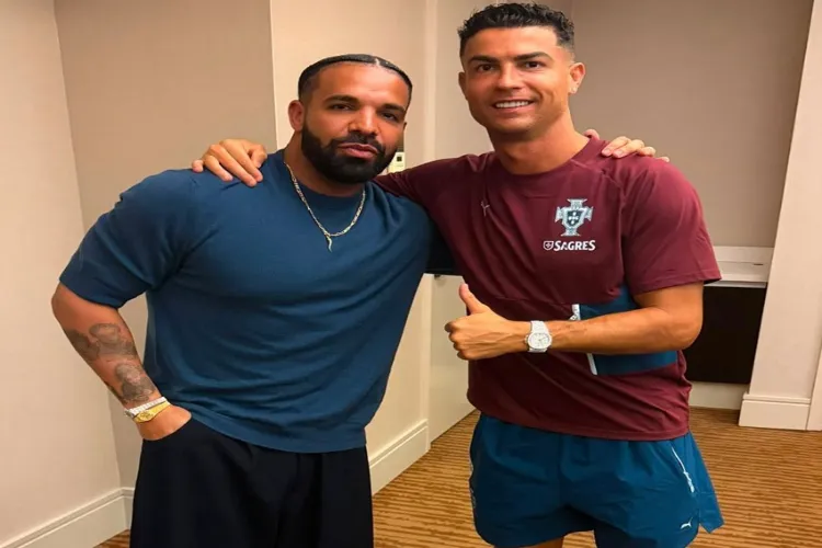 Drake and Cristiano Ronaldo 