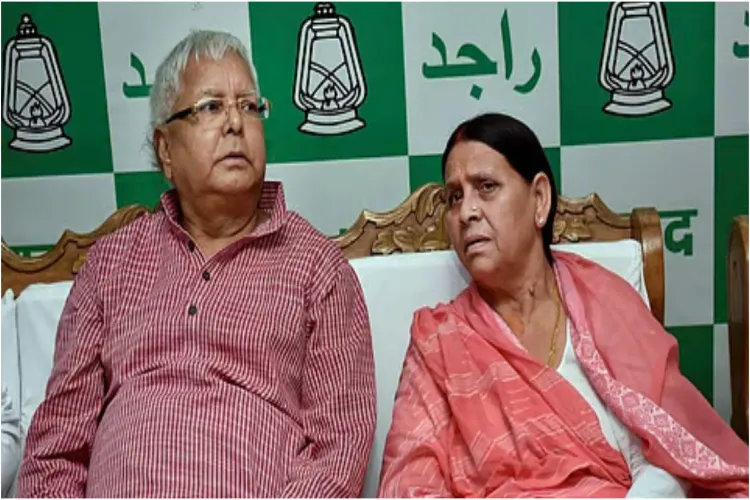 Rashtriya Janata Dal (RJD) supremo Lalu Prasad and former Chief Minister Rabri Devi