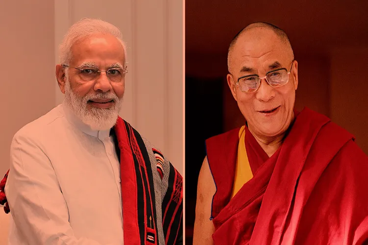 Prime Minster Narendra Modi and Dalai Lama