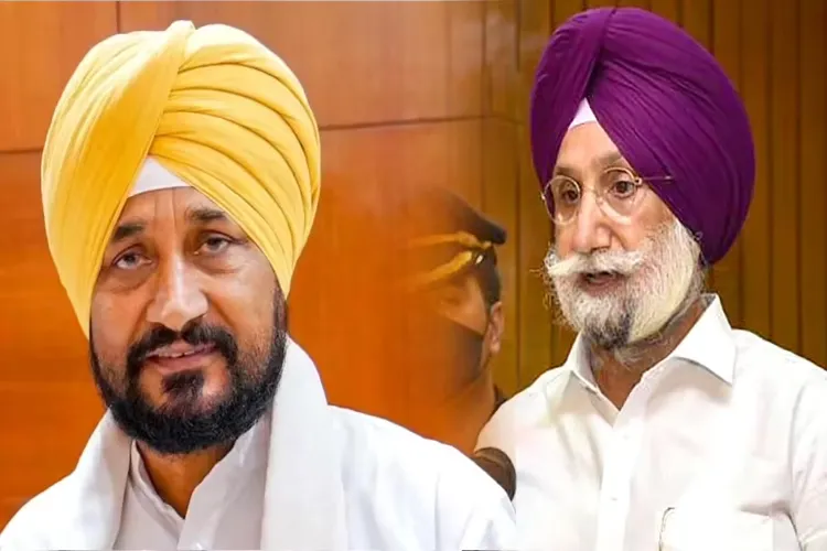 Veteran Congress leader and Gurdaspur MP Sukhjinder Singh Randhawa and Charanjit Channi