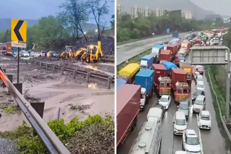 Traffic on Mumbai-Pune Express Way