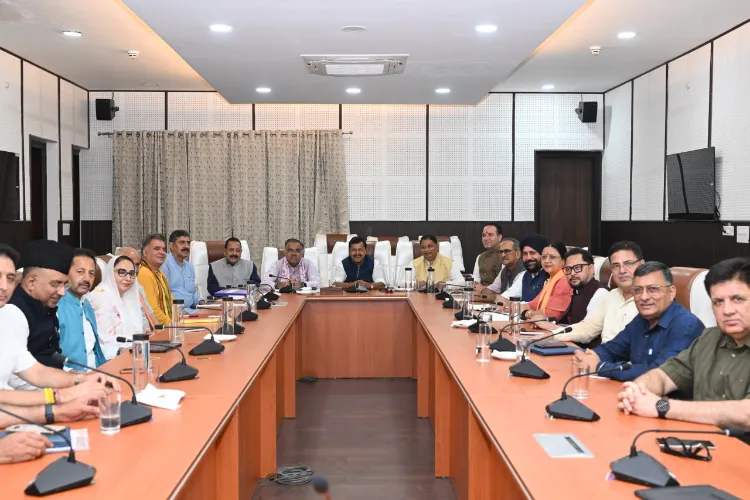 Bharatiya Janata Party (BJP) National President Nitin Nabin  chaired a meeting of BJP MLAs, MPs, former legislators and senior party leaders at the party office in Jammu