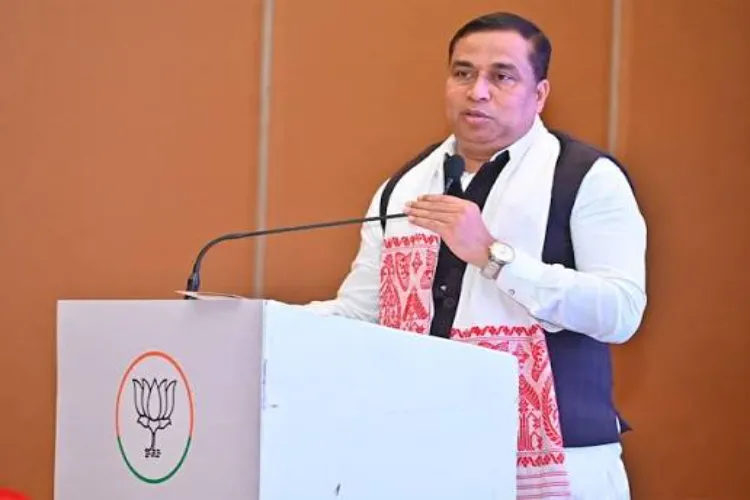 Assam Forest Minister Jayanta Mallabaruah