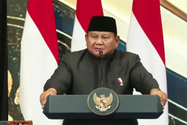 Indonesian President Prabowo Subianto