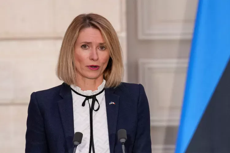 European Union (EU) High Representative for Foreign Affairs and Security Policy Kaja Kallas