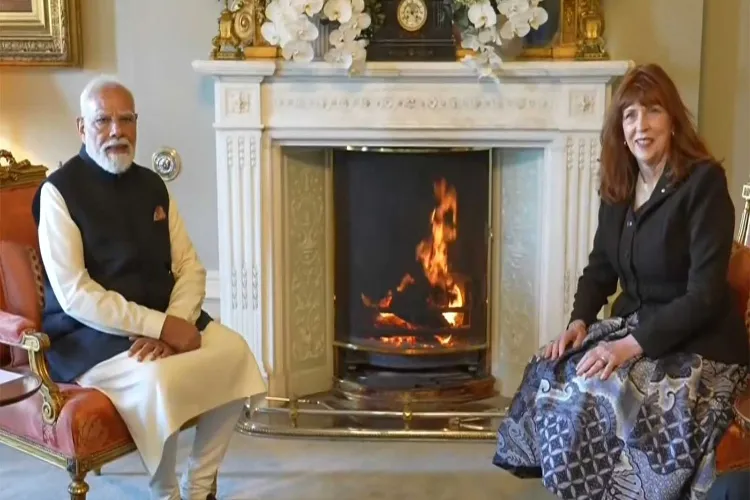 Prime Minister Narendra Modi held a bilateral meeting with the Governor of Victoria, Margaret Gardner AC, at the Government House in Melbourne 