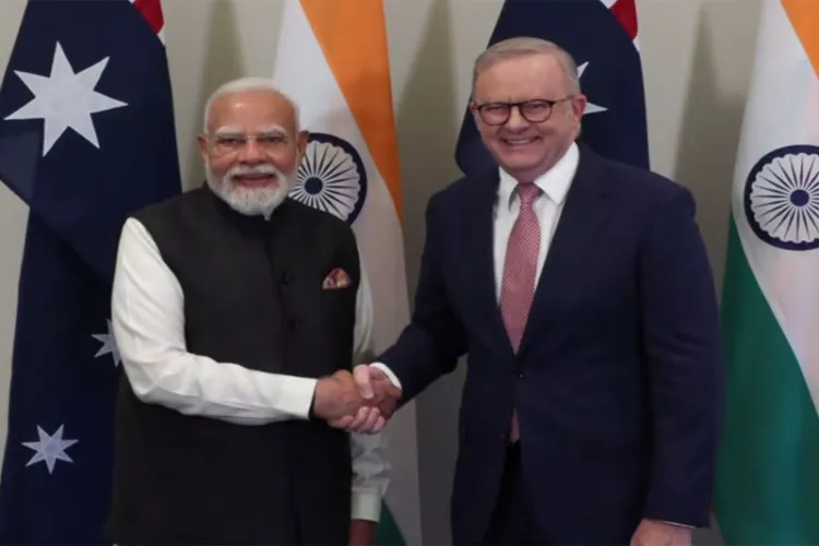 Prime Minister Narendra Modi and Australian Prime Minister Anthony Albanese