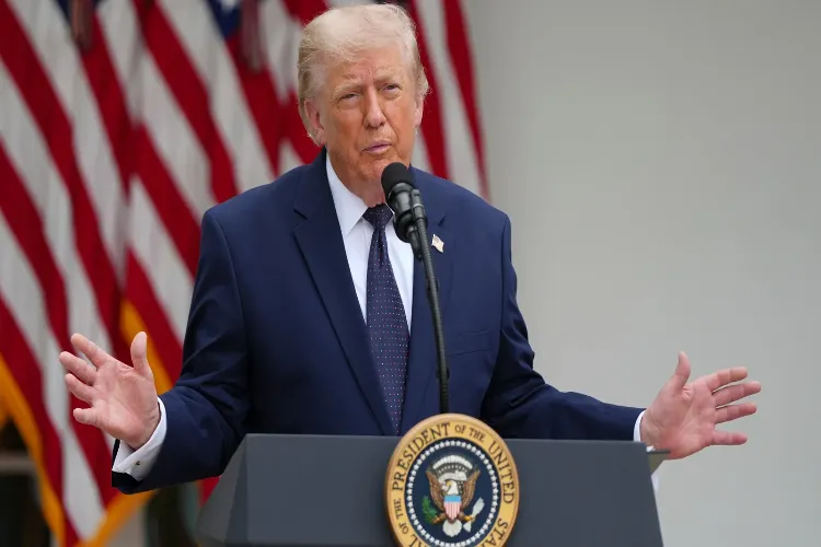 US President Donald Trump 