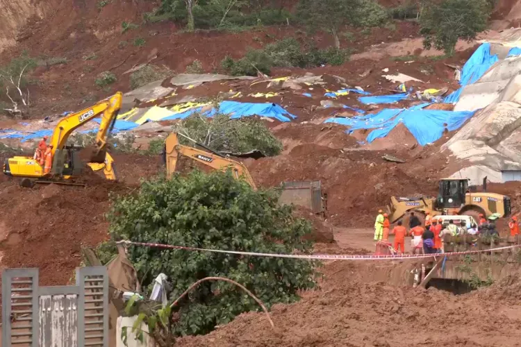 Visuals from Wayanad Landslide site 