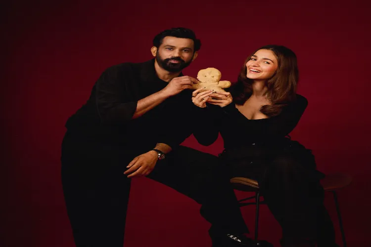 Bollywood actor Alia Bhatt with Sohum Shah 
