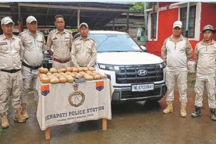 Police seized 49.5 kg of opium in Senapati district