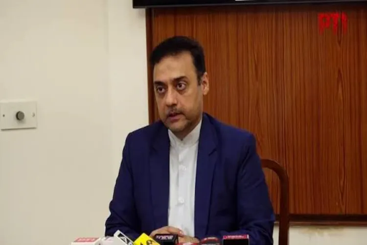 Deputy Chief of Mission (DCM) Mohammad Javad Hosseini at the Ministry of External Affairs