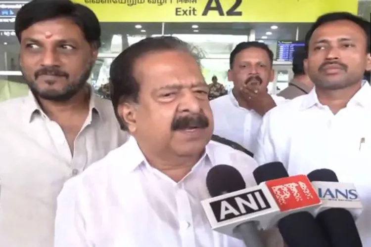 Keralam Home Minister Ramesh Chennithala 