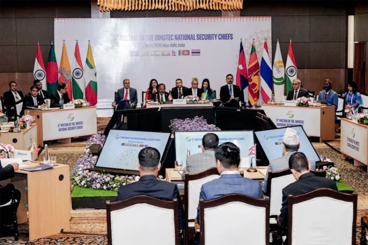 5th Meeting of the BIMSTEC National Security Chiefs, chaired by National Security Advisor (NSA) Ajit Doval 