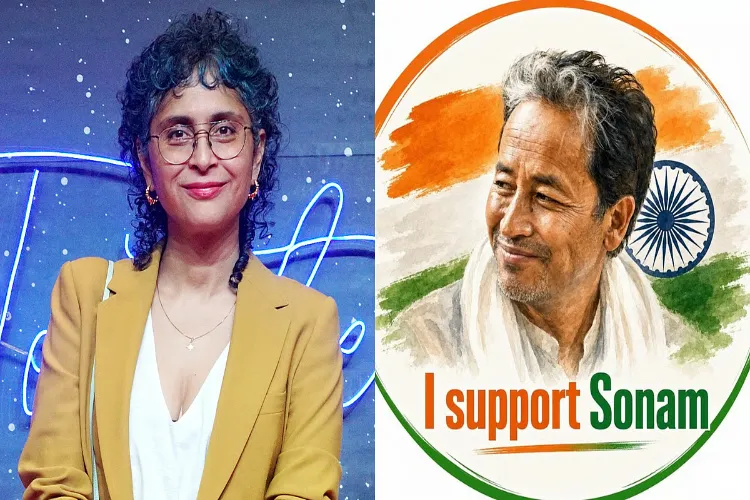 Filmmaker Kiran Rao and activist Sonam Wangchuk