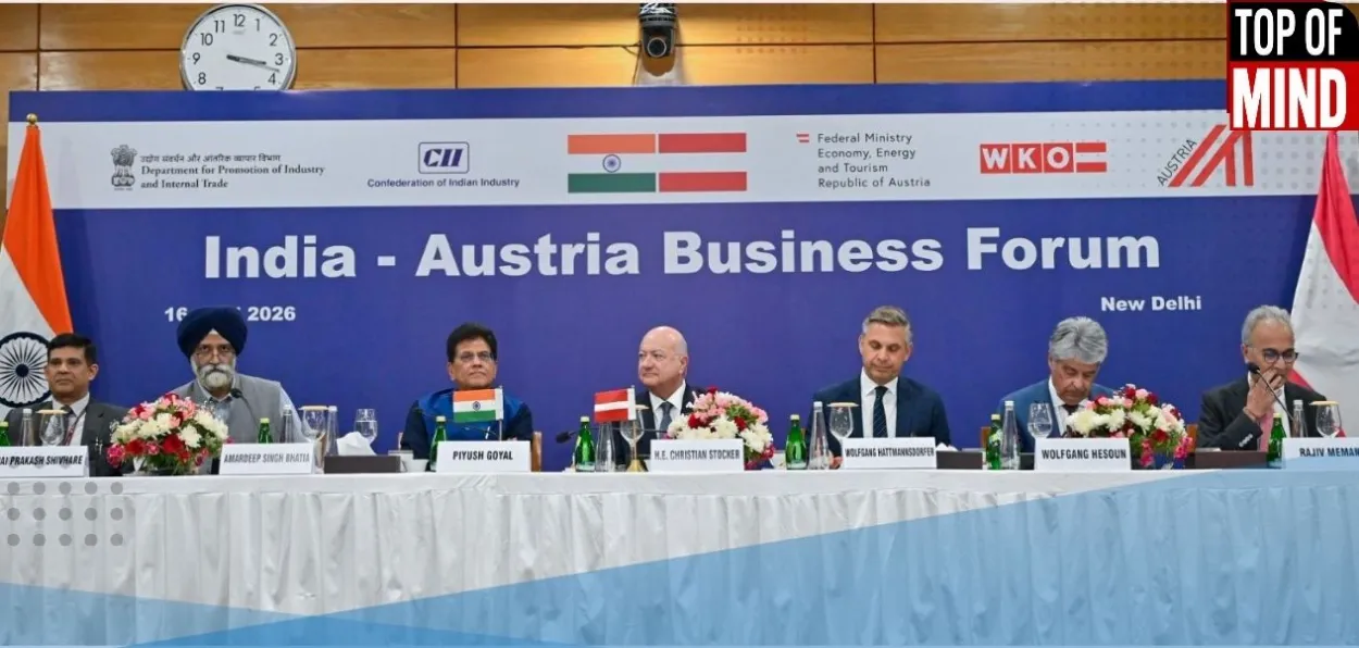 Trade and commerce Minister Piyush Goyal holding trade talks with Austrian counterpart