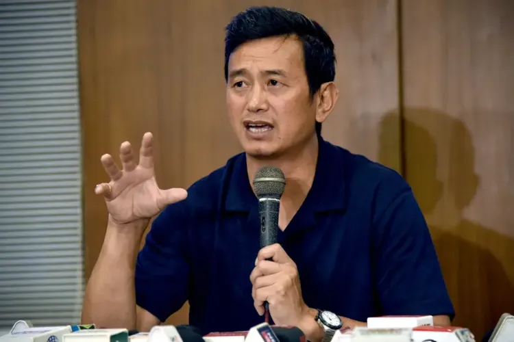 Indian football legend Bhaichung Bhutia 