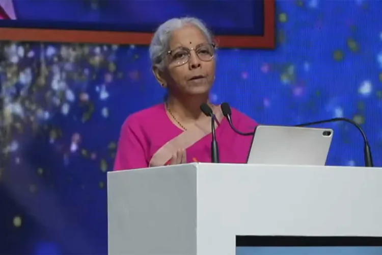 Union Finance Minister Nirmala Sitharaman 