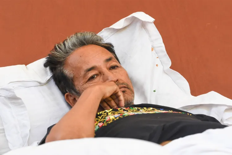 Activist Sonam Wangchuk at Jantar Mantar