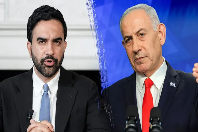 New York City Mayor Zohran Mamdani and Israeli PM Benjamin Netanyahu 
