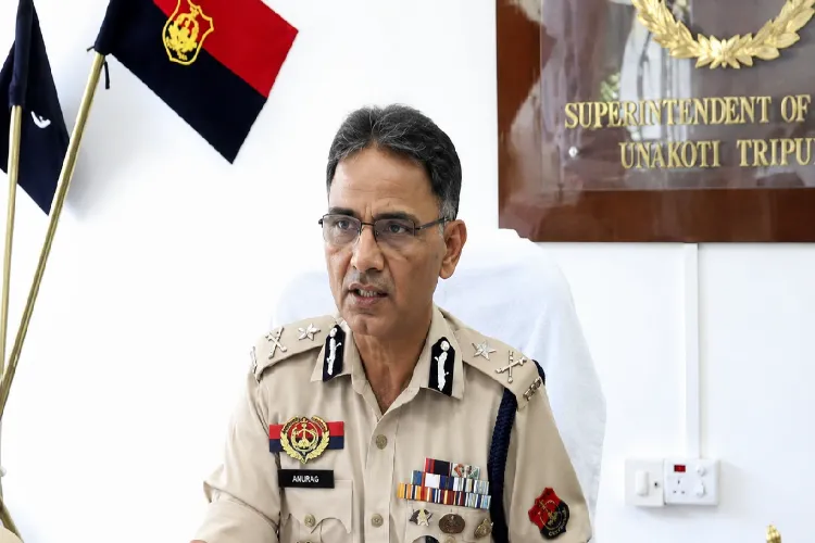 Tripura's Director General of Police, Anurag Dhankar