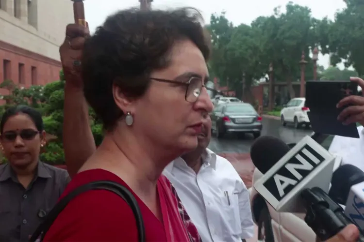 Congress Lok Sabha MP Priyanka Gandhi Vadra