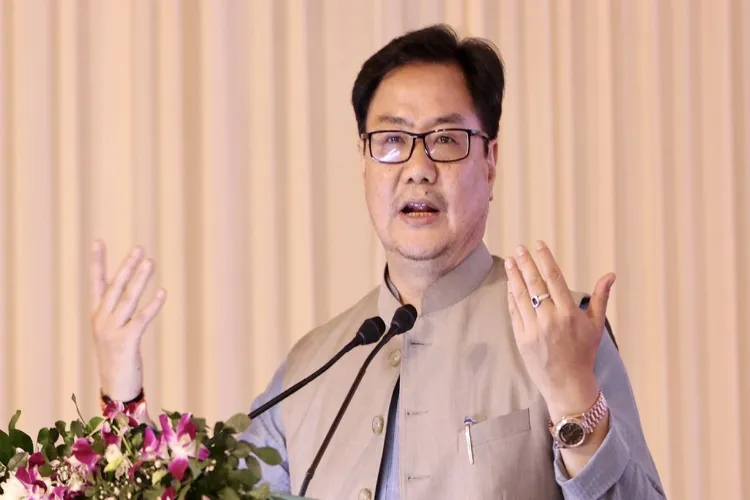 Union Parliamentary Affairs Minister Kiren Rijiju 