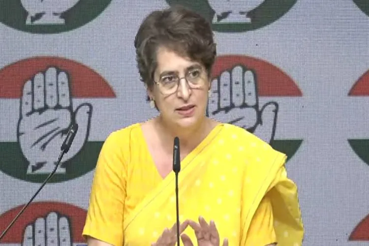  Congress leader Priyanka Gandhi 