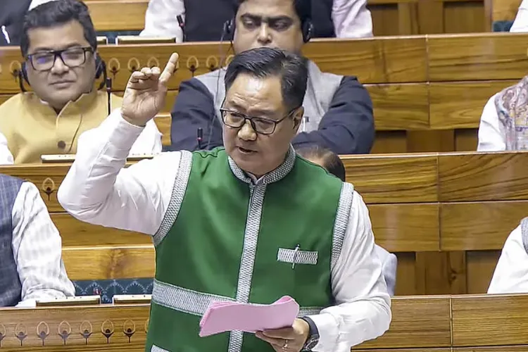 Parliamentary Affairs Minister Kiren Rijiju