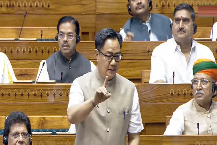 Union Parliamentary Affairs Minister Kiren Rijiju 