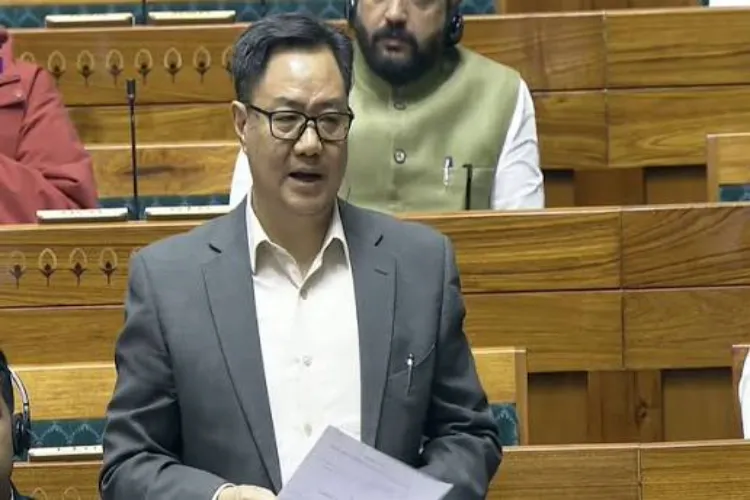 Parliamentary Affairs Minister Kiren Rijiju 