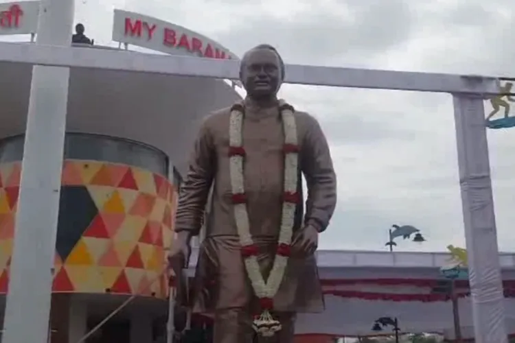 Statue of Ajit Pawar