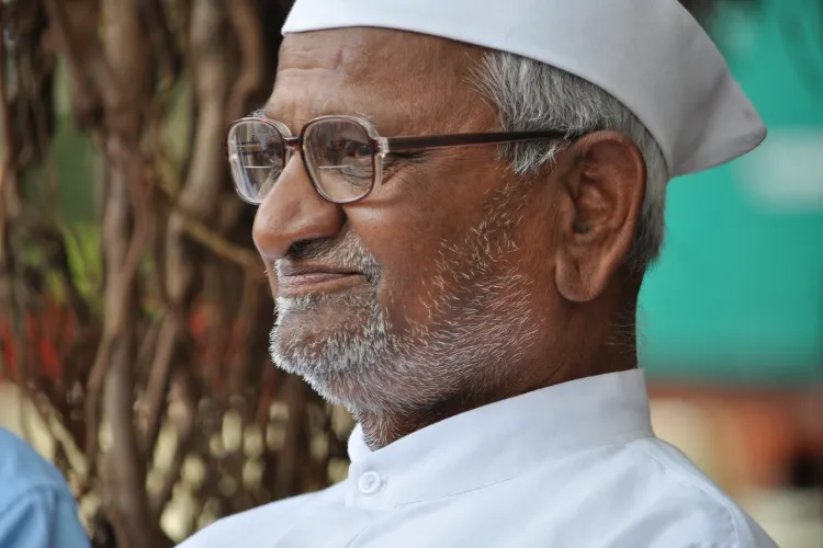Social activist Anna Hazare 