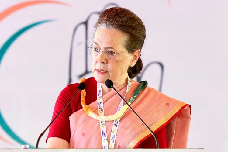 Congress Parliamentary Party chairperson Sonia Gandhi