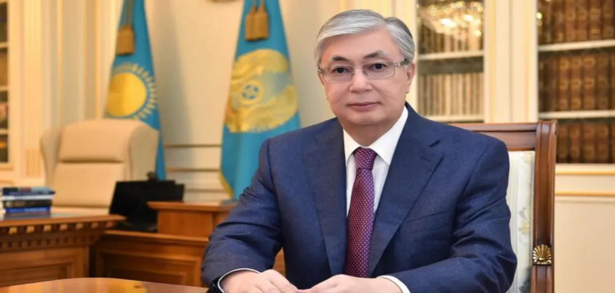 Kazakh President Kassym-Jomart Tokayev