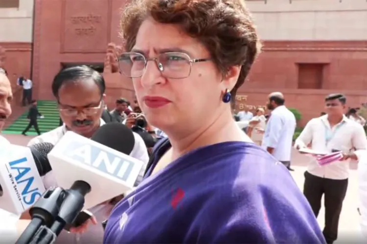 Congress leader Priyanka Gandhi Vadra