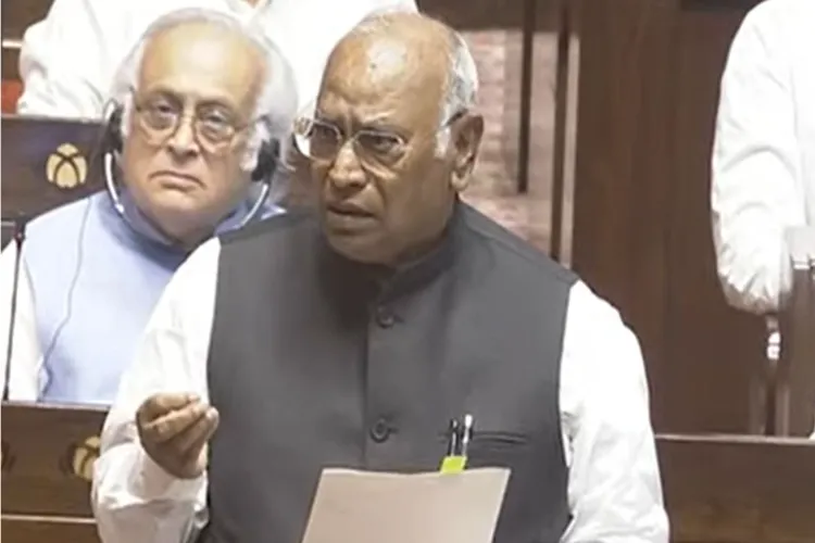 Leader of the Opposition and Congress president Mallikarjun Kharge