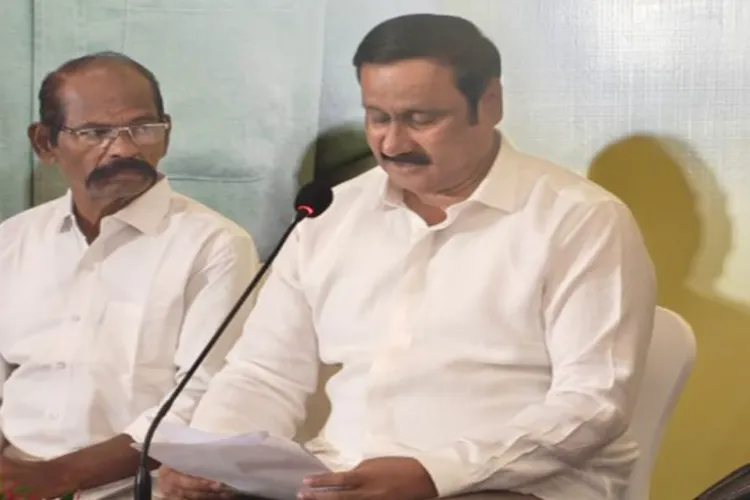 PMK President Anbumani Ramadoss 