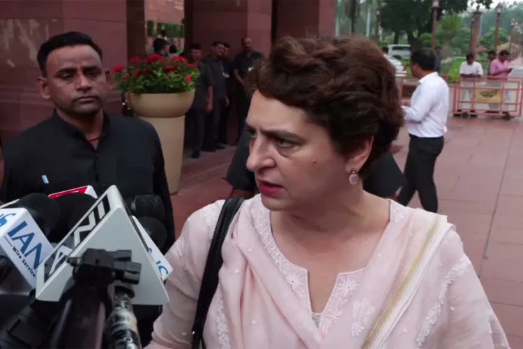 Congress Lok Sabha MP Priyanka Gandhi Vadra