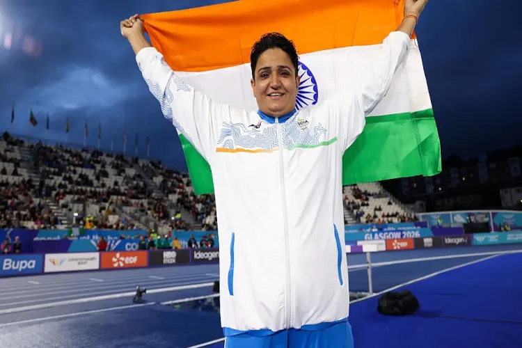 Sharmila Dhankar,India's first-ever Commonwealth Games para-athletics gold medallist